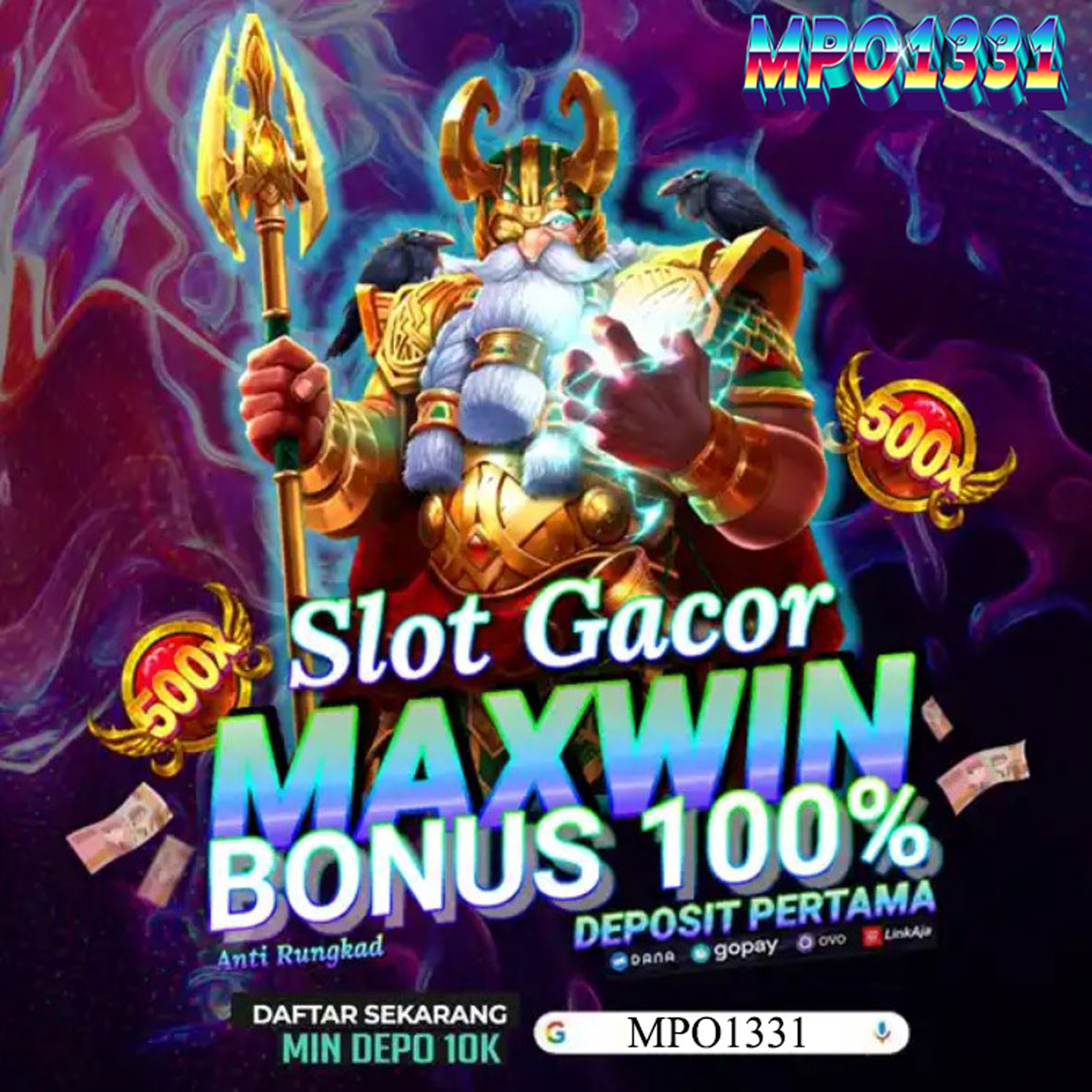 MPO1331 bonus 100% anti rungkad